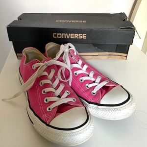 Pink Converse Sz 8